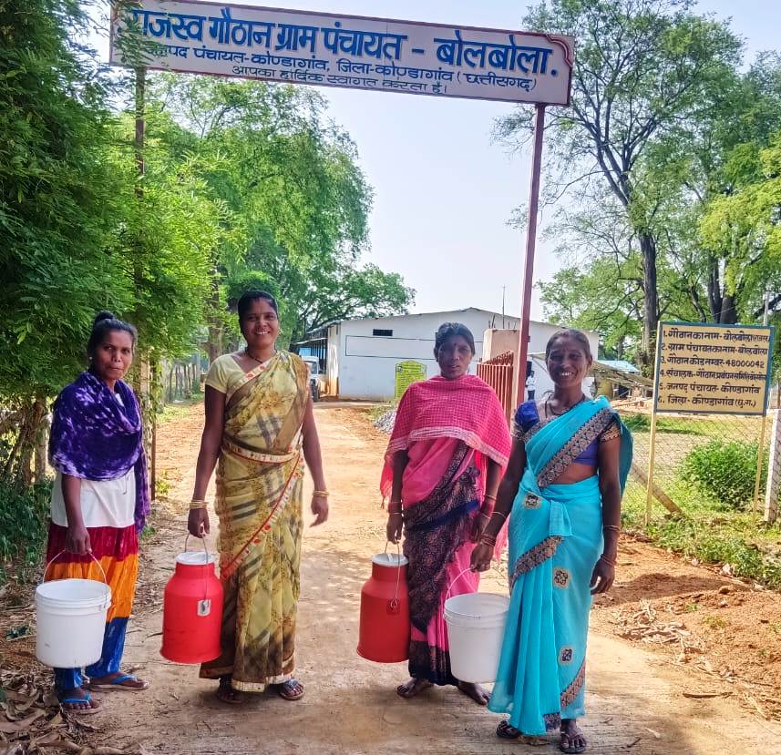 जिस गांव में एक भी दुधारू पशु नहीं था, अब वह गांव मिल्क रूट से जुड़ रहा