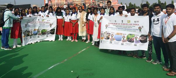जूलॉजिकल सर्वे ऑफ इंडिया, हैदराबाद ने मिशन लाइफ के अतंर्गत जनजागरण तहत कार्यक्रम में भाग लिया और सभी से स्वस्थ जीवन शैली के लिए योग अपनाने का आग्रह किया