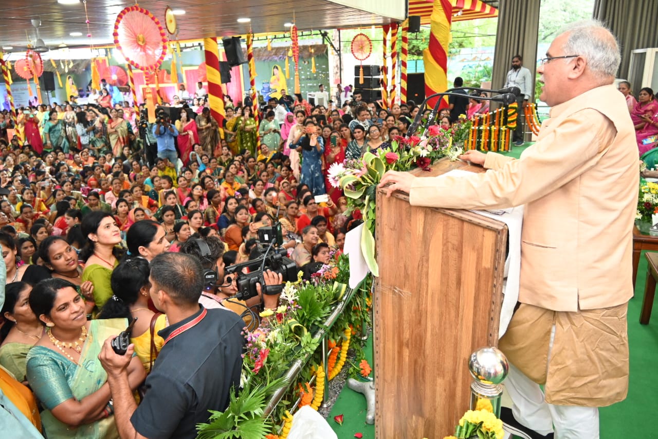 रायपुर : मुख्यमंत्री भूपेश बघेल का तीजा-पोरा तिहार पर संबोधन