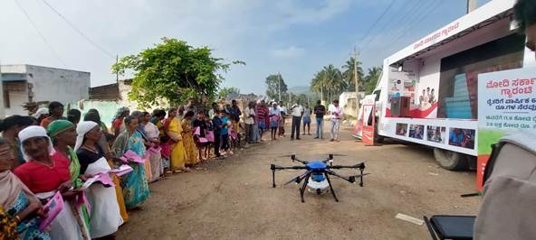 किसान हितैषी ड्रोन बने विकसित भारत संकल्प यात्रा के आकर्षण का केंद्र