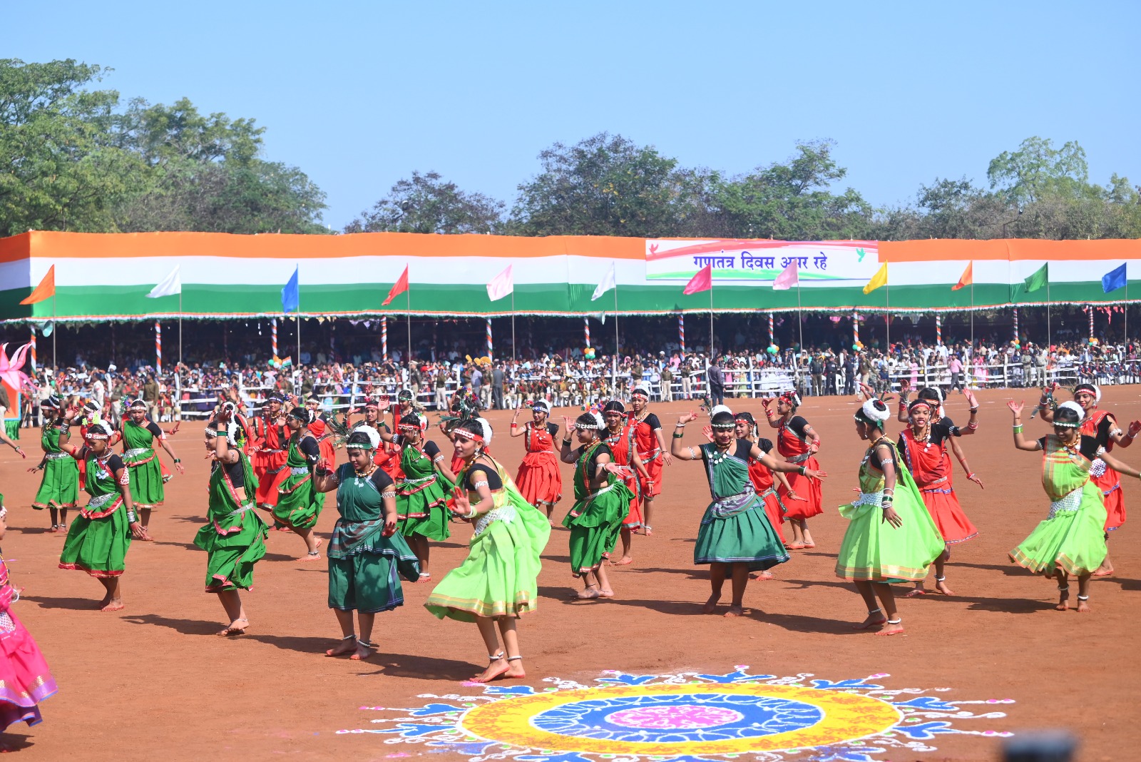 गणतंत्र दिवस मुख्य समारोह : स्कूली बच्चों ने दी सांस्कृतिक कार्यक्रमों की शानदार प्रस्तुति