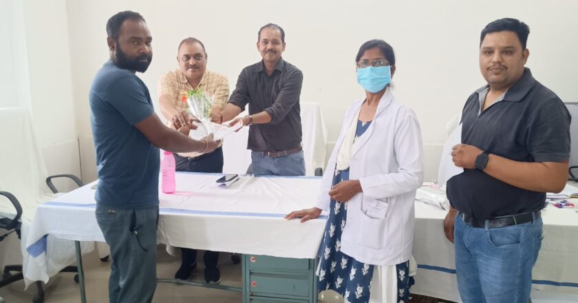 जशपुरनगर : सामुदायिक स्वास्थ्य केन्द्र कुनकुरी में रक्तदान शिविर का हुआ आयोजन
