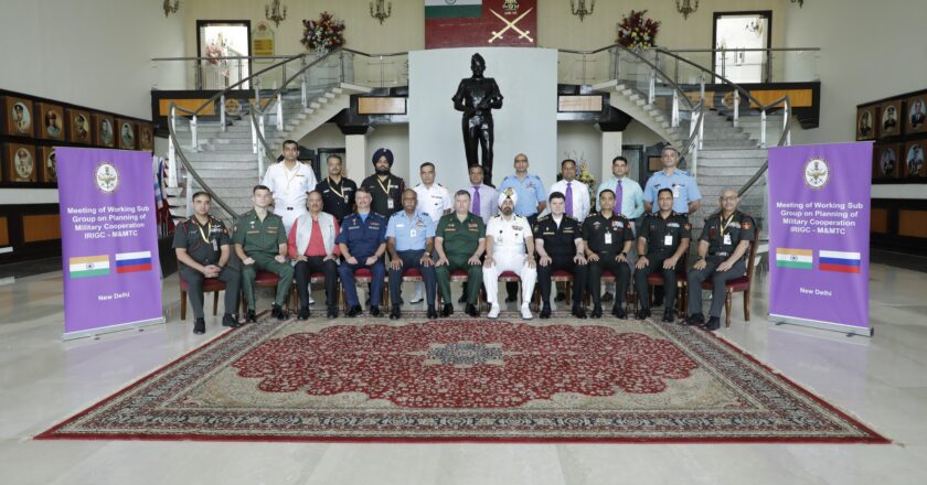 भारत-रूस अंतर-सरकारी सैन्य और सैन्य तकनीकी सहयोग आयोग के कार्यकारी उप-समूह ने नई दिल्ली में अपनी तीसरी बैठक आयोजित की