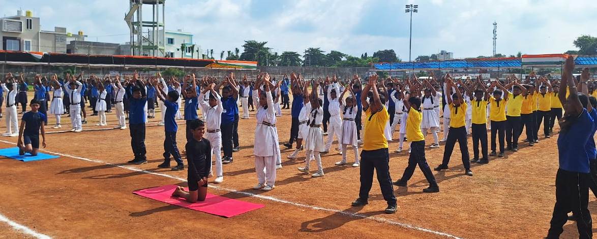 स्वतंत्रता दिवस से पहले मिनी स्टेडियम में की गई फुल ड्रेस रिहर्सल