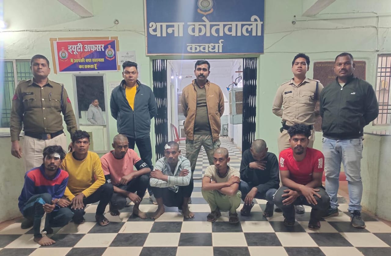 मिनीमाता चौक में उपद्रव कर रहे युवकों को पुलिस ने किया गिरफ्तार