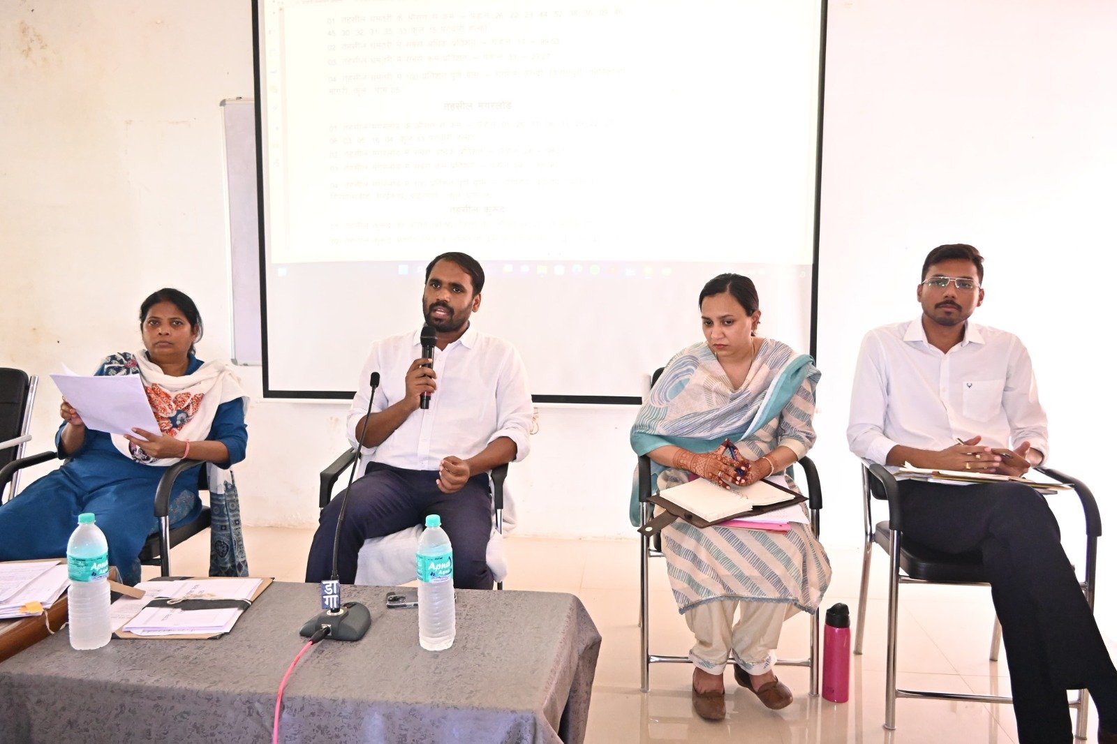 नक्शा-बटांकन, स्वामित्व योजना व डिजिटल कार्यों की प्रगति पर कलेक्टर की सख्ती : पटवारियों की कार्यशैली की समीक्षा