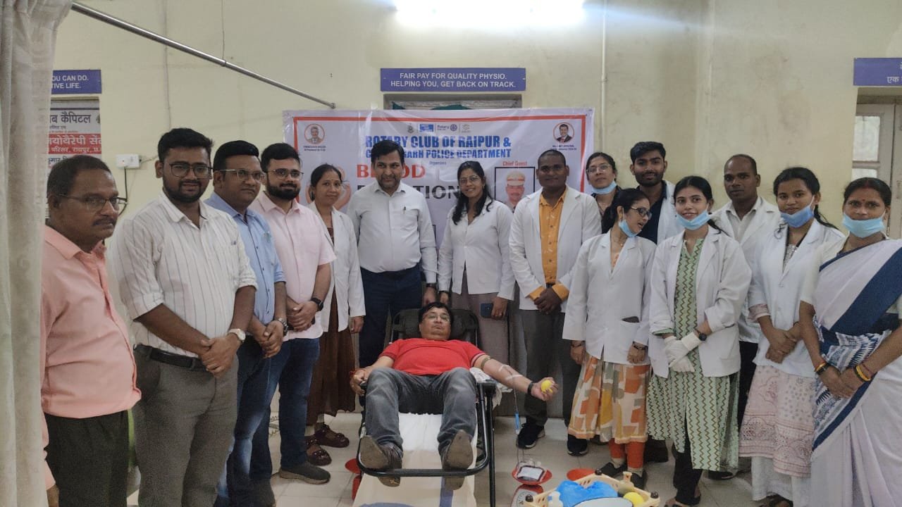 रक्त दान शिविर से लाभांवित होंगे थैलेसीमिया पीड़ित और पुलिसकर्मी