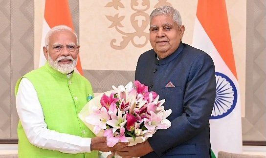 उपराष्ट्रपति के इस्तीफे के बाद पीएम ने किया, लिखा- ‘अच्छे स्वास्थ्य की कामना करते हैं’