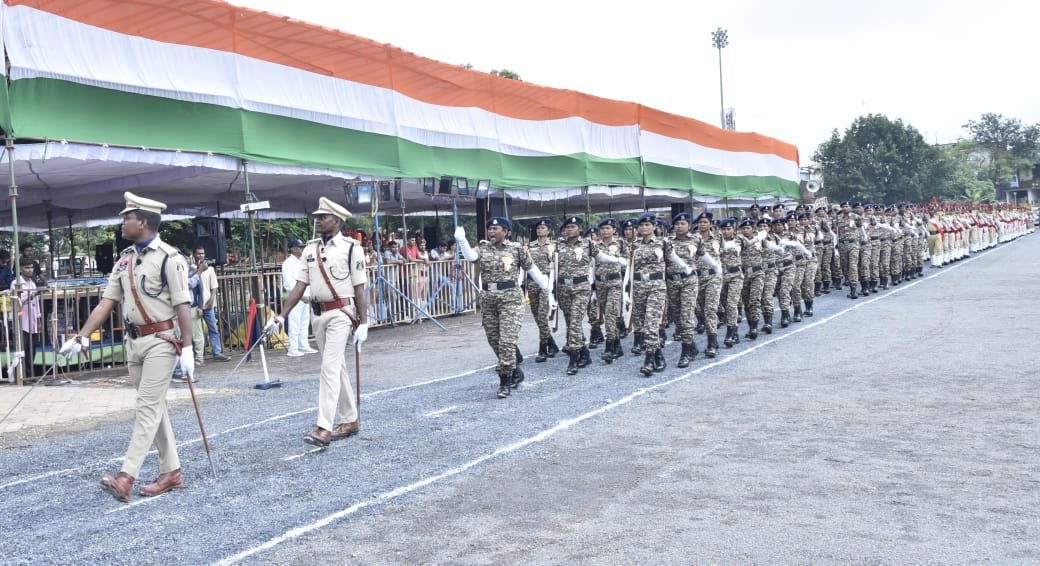 स्वतंत्रता दिवस की तैयारियों का अंतिम रिहर्सल