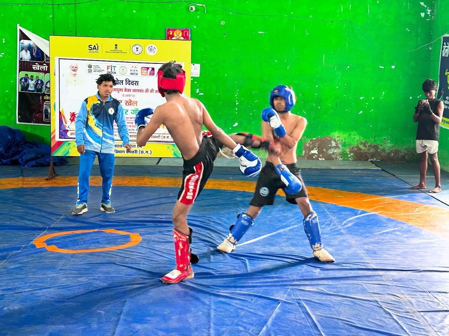 धमतरी में राष्ट्रीय खेल दिवस का द्वितीय दिवस : युवाओं ने दिखाया खेल प्रतिभा का दम