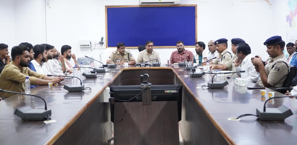 गणेशोत्सव को शांतिपूर्ण व व्यवस्थित रूप से मनाने शांति समिति की बैठक आयोजित