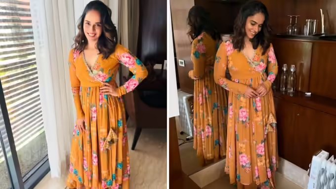 19 दिन में तलाक वापस लेने पर सुर्खियों में आई साइना, पीला कुर्ता पहन छा गईं हसीना