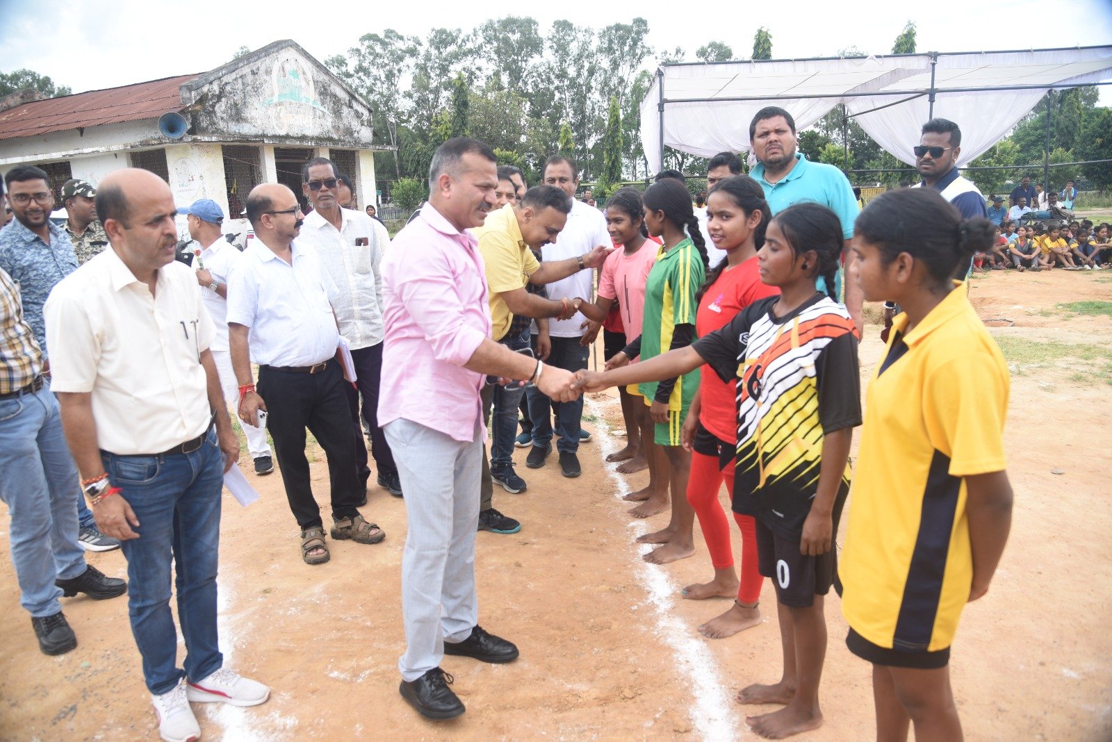संभाग स्तरीय दो दिवसीय शालेय क्रीड़ा प्रतियोगिता (एथलेटिक्स) का शुभारंभ