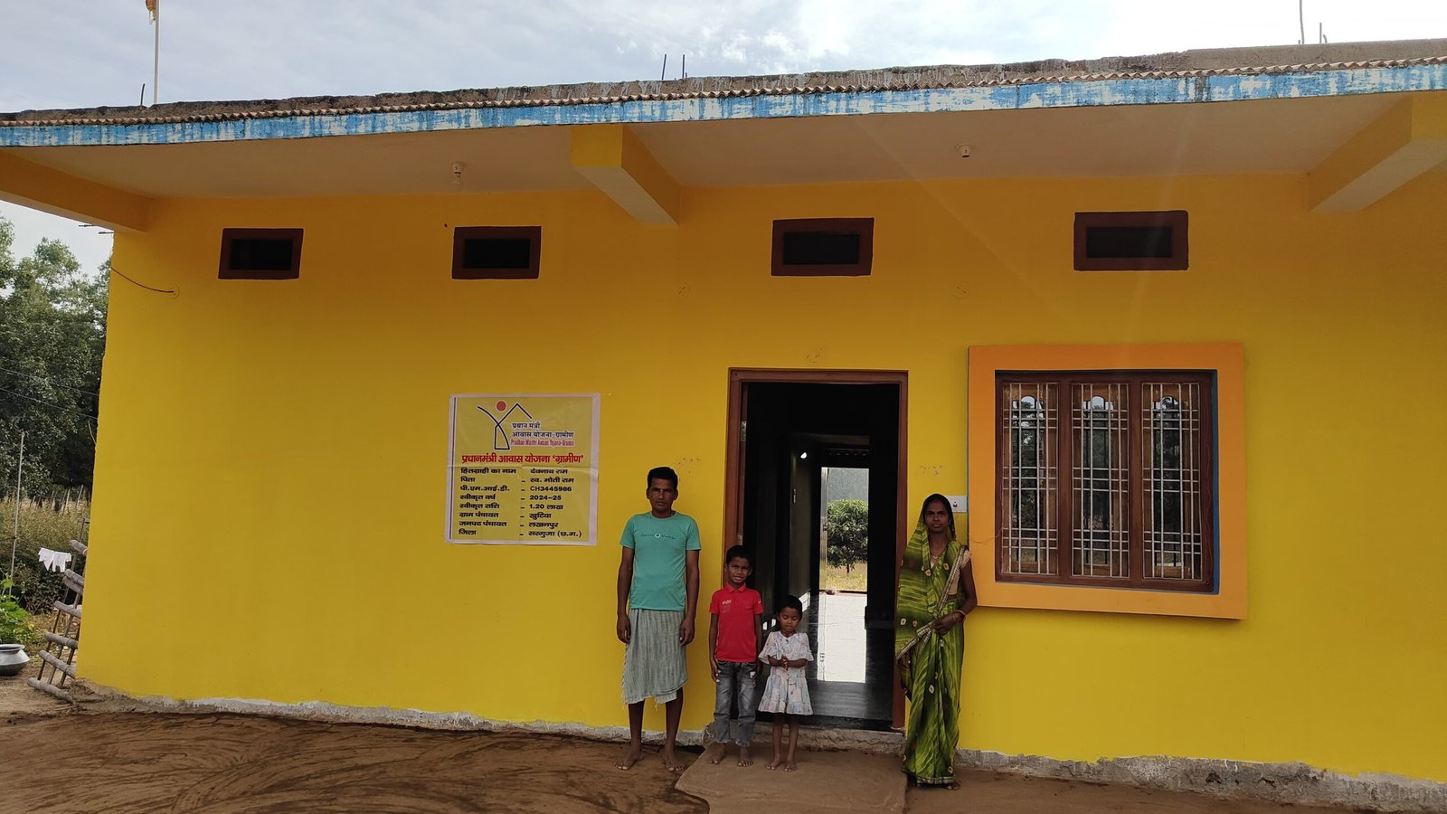 “मोर आवास, मोर अभिमान” अभियान से ग्रामीण परिवारों का सपना हो रहा साकार