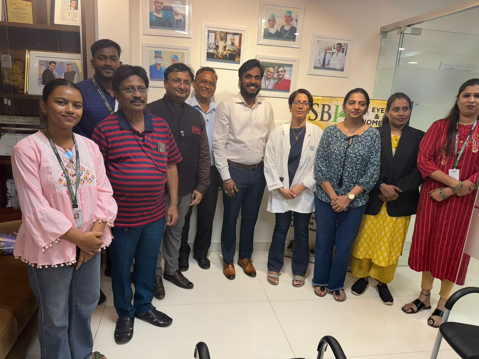 60 लोगों का नेत्र परीक्षण 8 लोगों में पाया गया मोतियाबिंद