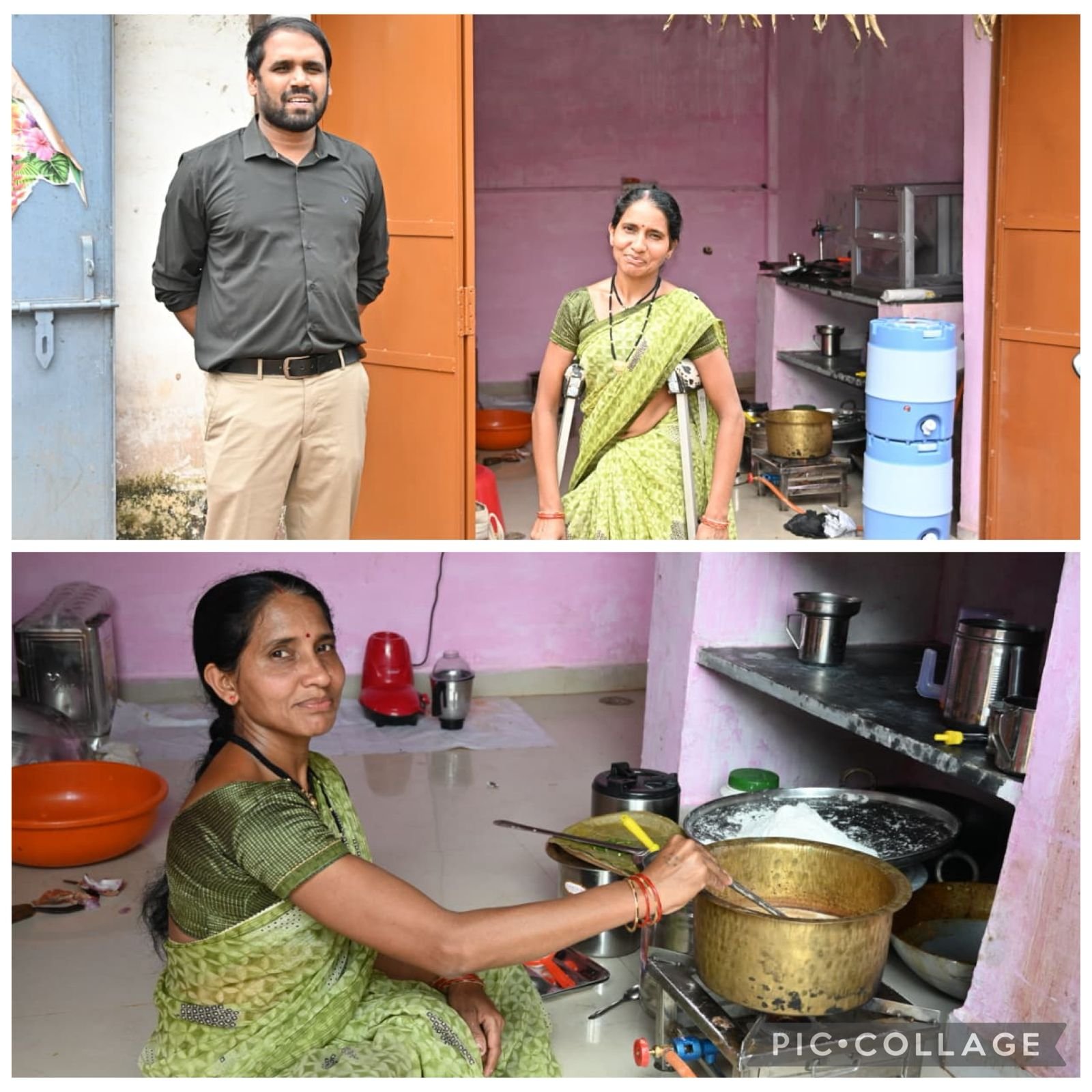 कलेक्टर अबिनाश मिश्रा ने सक्षम कैंटीन का अवलोकन किया,दिव्यांग विश्नोई से की बातचीत की कुशलक्षेम