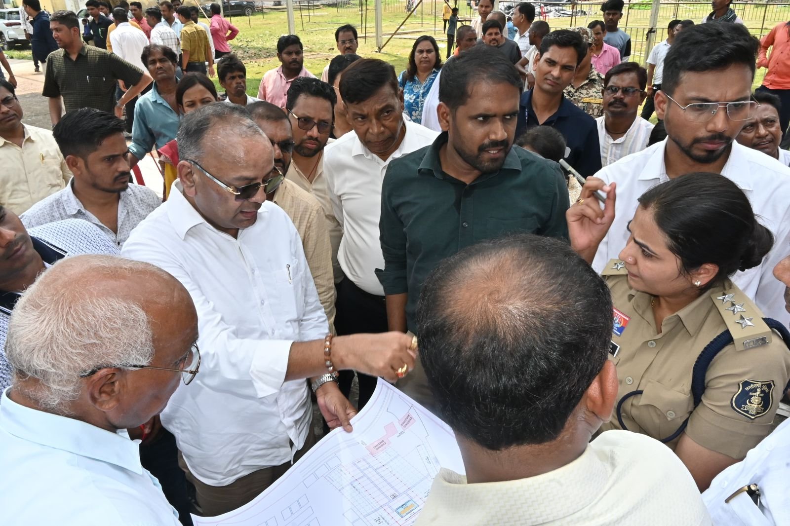 मुख्यमंत्री प्रवास की तैयारियों का विधायक अजय चंद्राकर ने लिया जायजा