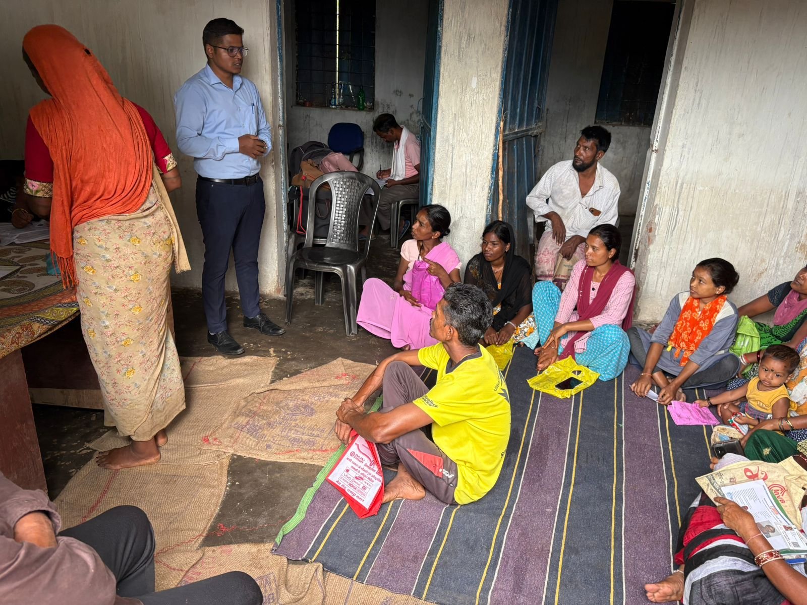 आज दो ग्राम पंचायतों में आयोजित पंजीयन एवं नवीनीकरण शिविर में 63 से अधिक श्रमिकों के हुए पंजीयन