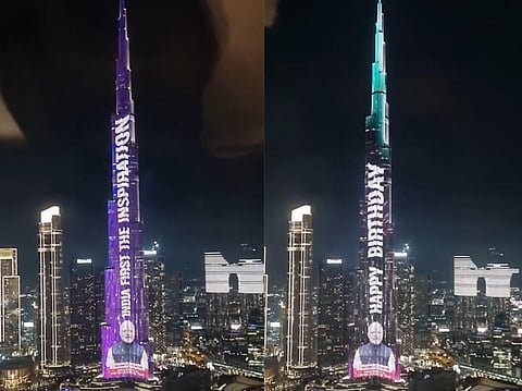 जन्मदिन पर प्रधानमंत्री को दुनियाभर के नेताओं ने दी बधाई, बुर्ज खलीफा पर लगी मोदी की तस्वीर 