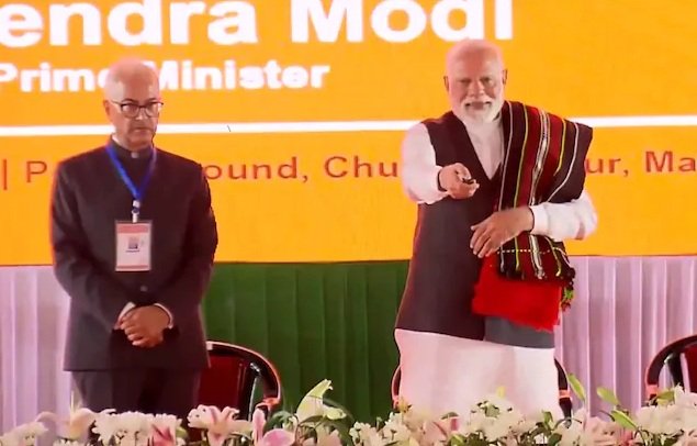 मोदी ने मणिपुर को दी ‘बड़ी सौगात’, कई परियोजनाओं के लए 4000 करोड़