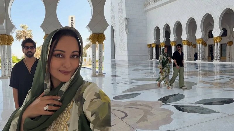 करवाचौथ पर मस्जिद पहुंचीं सोनाक्षी, पति जहीर संग शेयर की फोटो