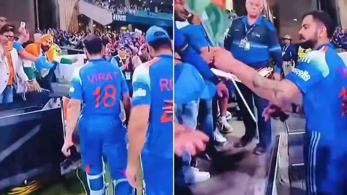 तिरंगे के लिए विराट कोहली का प्यार, मैच के बाद जो किया, उसने जीता फैंस का दिल