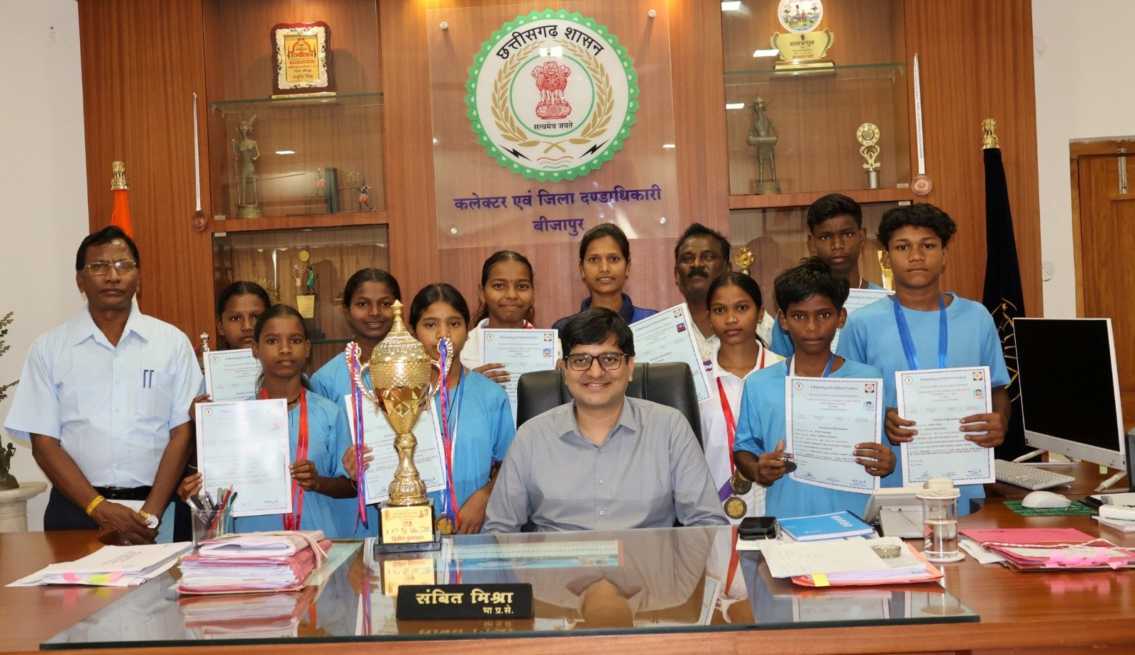 बीजापुर के खिलाड़ियों ने राज्य स्तरीय प्रतियोगिता में रौशन किया नाम