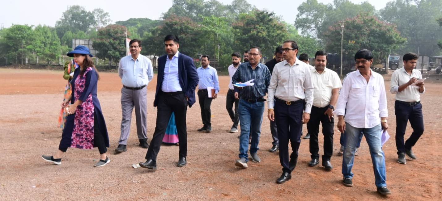 कलेक्टर ने राज्योत्सव की तैयारियों का लिया जायजा