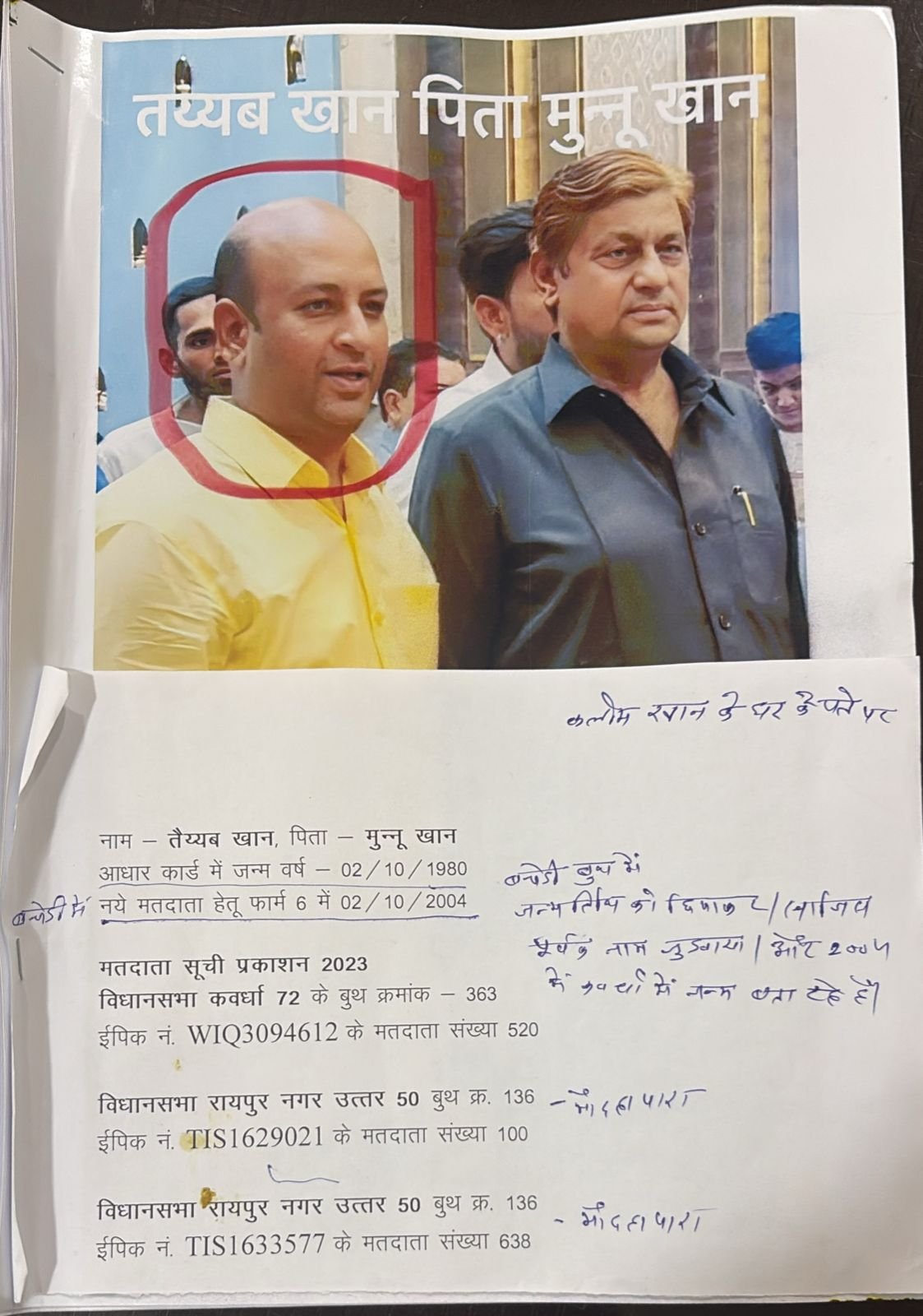 पूर्व विधायक मोहम्मद अकबर के करीबी पर फर्जी मतदाता नाम जोड़ने का गंभीर आरोप, FIR दर्ज