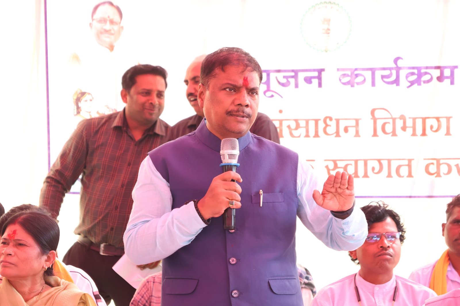 मंत्री केदार कश्यप ने किया अमलीगुड़ा एनीकेट कम कॉजवे जीर्णोद्धार कार्य का भूमिपूजन