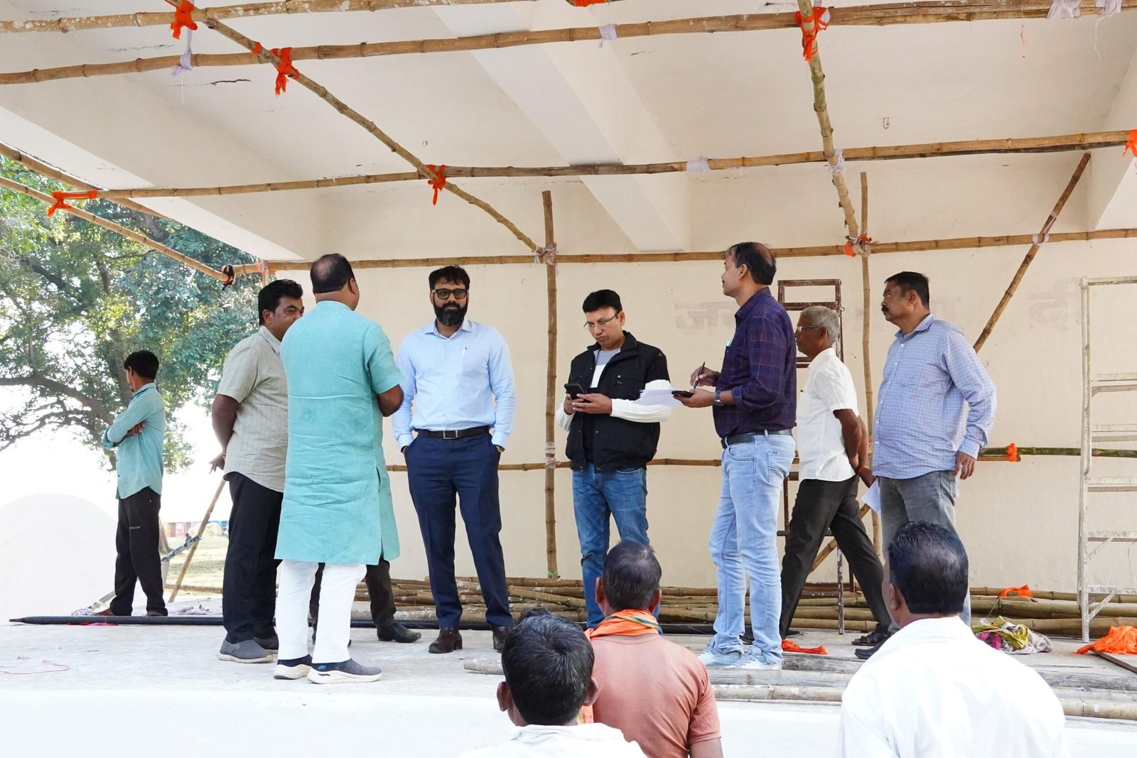 मुख्यमंत्री विष्णुदेव साय के संभावित आगमन की तैयारी हेतु कलेक्टर ने किया यज्ञ नगर गोकुल धाम का निरीक्षण