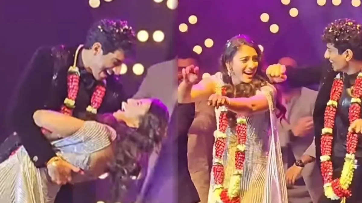 ससुराल मैं जावांगी…’ संगीत सेरेमनी में रोमांटिक हुईं स्मृति मंधाना, पलाश संग किया डांस, पहनाई माला