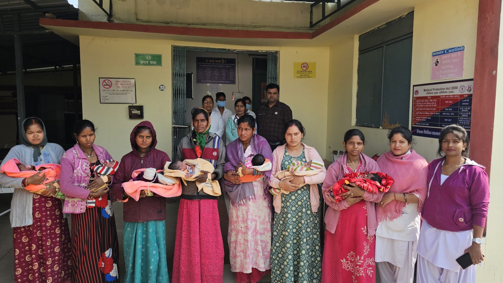 जिला अस्पताल सारंगढ़ में 24 घंटे में 7 सुरक्षित प्रसव