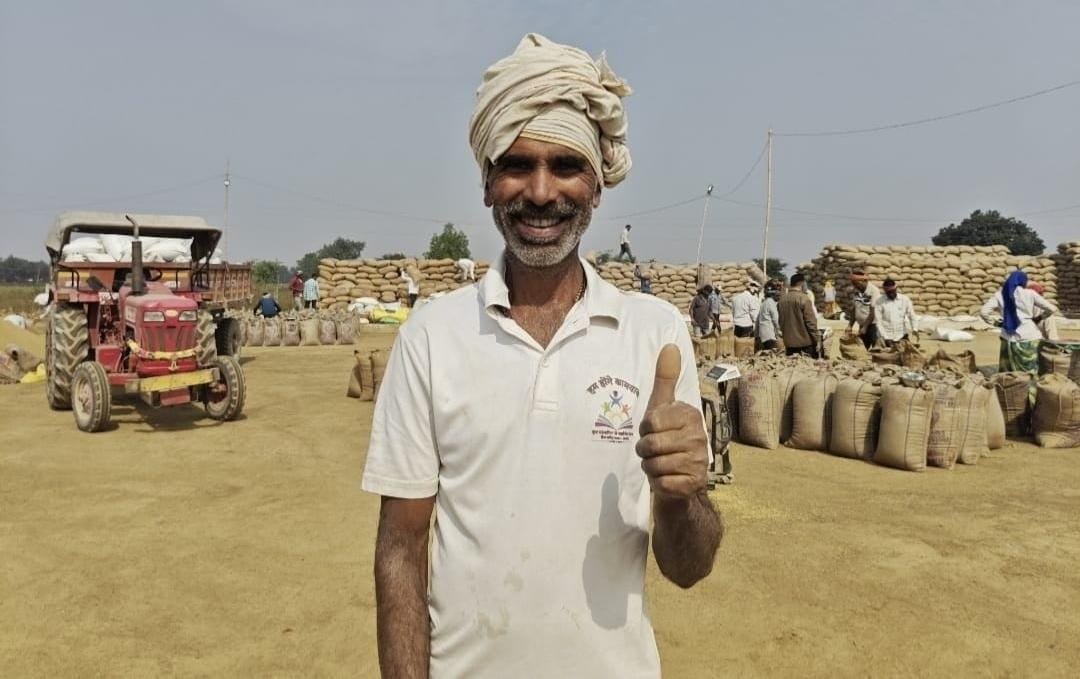 पारदर्शी धान खरीदी से खुश मुढ़ीपार के किसान कुमार वर्मा