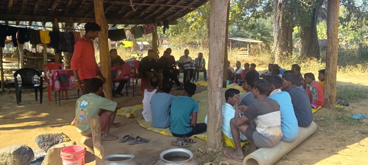 जहां लगती थी जनताना सरकार की दरबार, वहां लगी प्रधानमंत्री आवास की चौपाल  रानीबोदली के आश्रित ग्राम गट्टापल्ली में 35 परिवारों को प्रधानमंत्री आवास स्वीकृत