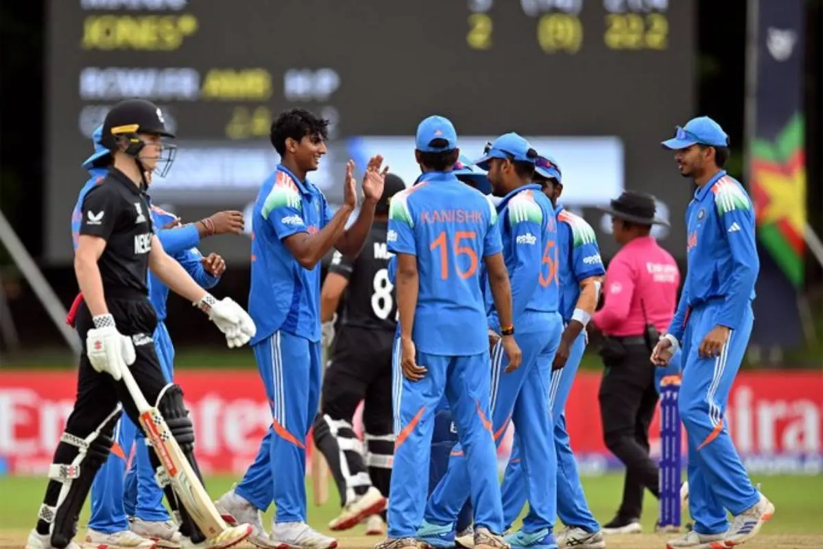IND U19 vs NZ U19: आयुष और अंबरीश का कमाल, न्यूजीलैंड को हराकर टीम इंडिया की सुपर 6 में एंट्री