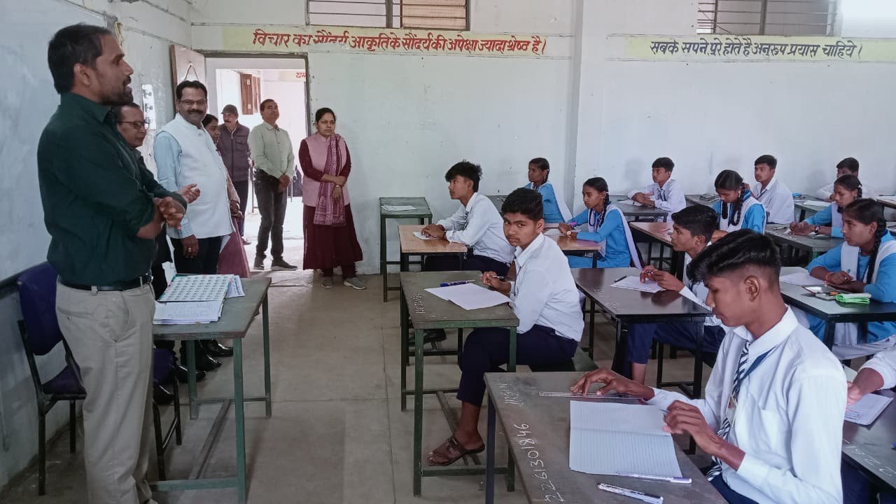 शासकीय हायर सेकेंडरी स्कूल भोथली में स्वदेशी जागरण मंच का कार्यक्रम