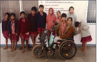 दिव्यांगता से आत्मनिर्भरता की ओर कु. तेजस्वी साहू