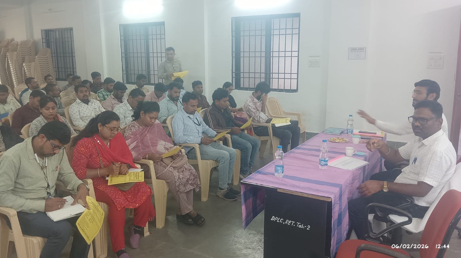 प्रधानमंत्री श्रम योगी मानधन पेंशन योजना के तहत च्वाइस सेंटर संचालकों को दिया गया प्रशिक्षण