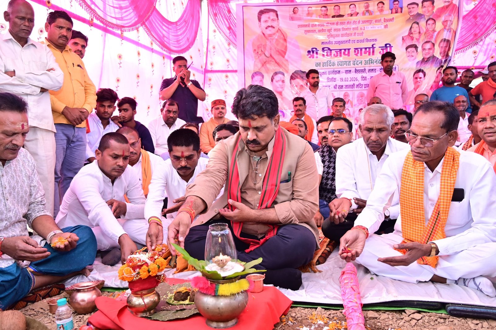 उप मुख्यमंत्री ने बम्हनी में लोधी समाज के सामुदायिक भवन का किया भूमिपूजन, 20 लाख की लागत से होगा तैयार