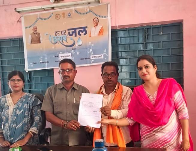 जल जीवन मिशन से ग्राम कन्हारडबरी में हर घर तक पहुंचा स्वच्छ पेयजल