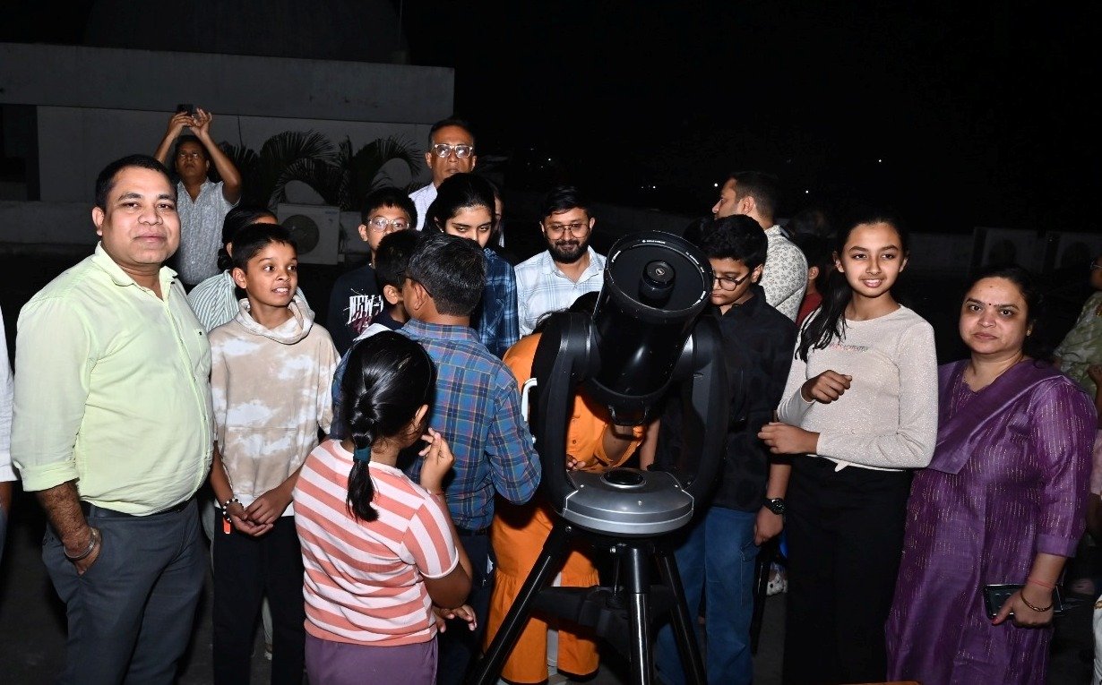 राष्ट्रीय विज्ञान दिवस पर हाइड्रो रॉकेट कार्यशाला एवं विशेष नाइट स्काई गेजिंग कार्यक्रम सम्पन्न