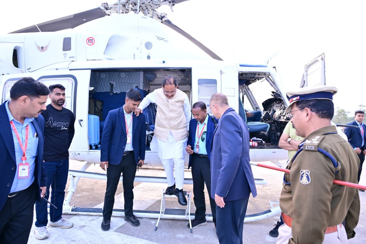 मुख्यमंत्री  विष्णुदेव साय  बगिया पहुंचे,  हुआ आत्मीय आगमन