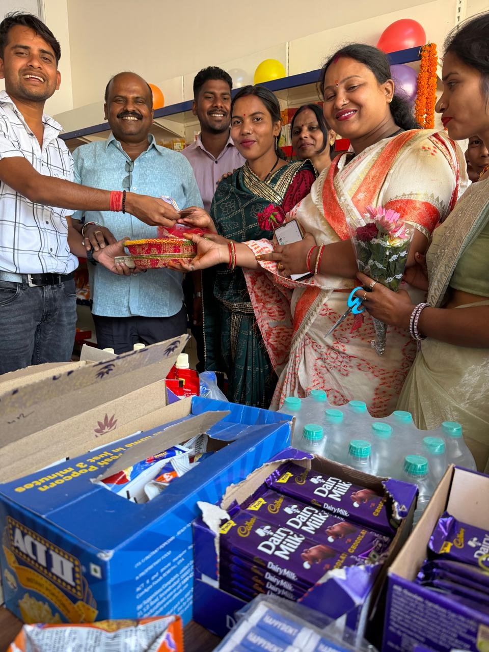 लखपति महिला पहल के अंतर्गत बिहान की महिलाओं का नवाचार स्व सहायता समूह द्वारा “आशा बिहान बाजार” की शुरुआत