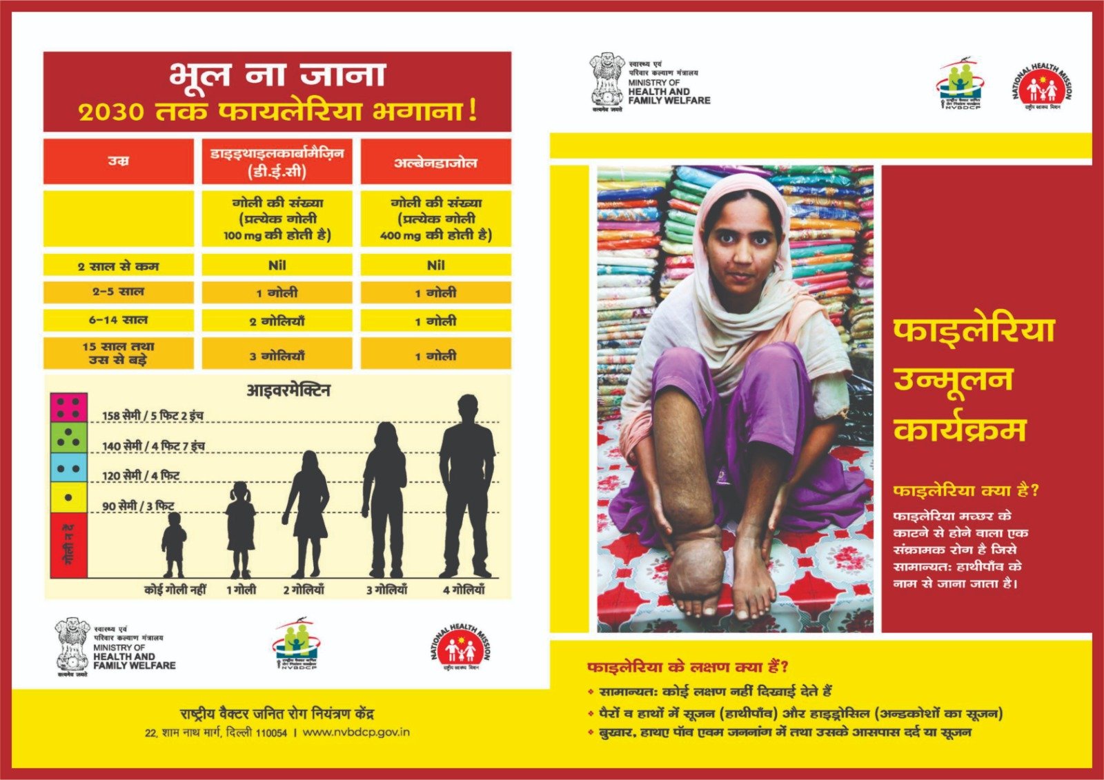 फाईलेरिया मुक्ति अभियान अंतर्गत सामूहिक दवा सेवन) कार्यक्रम का 10 फरवरी से होगा शुभारंभ