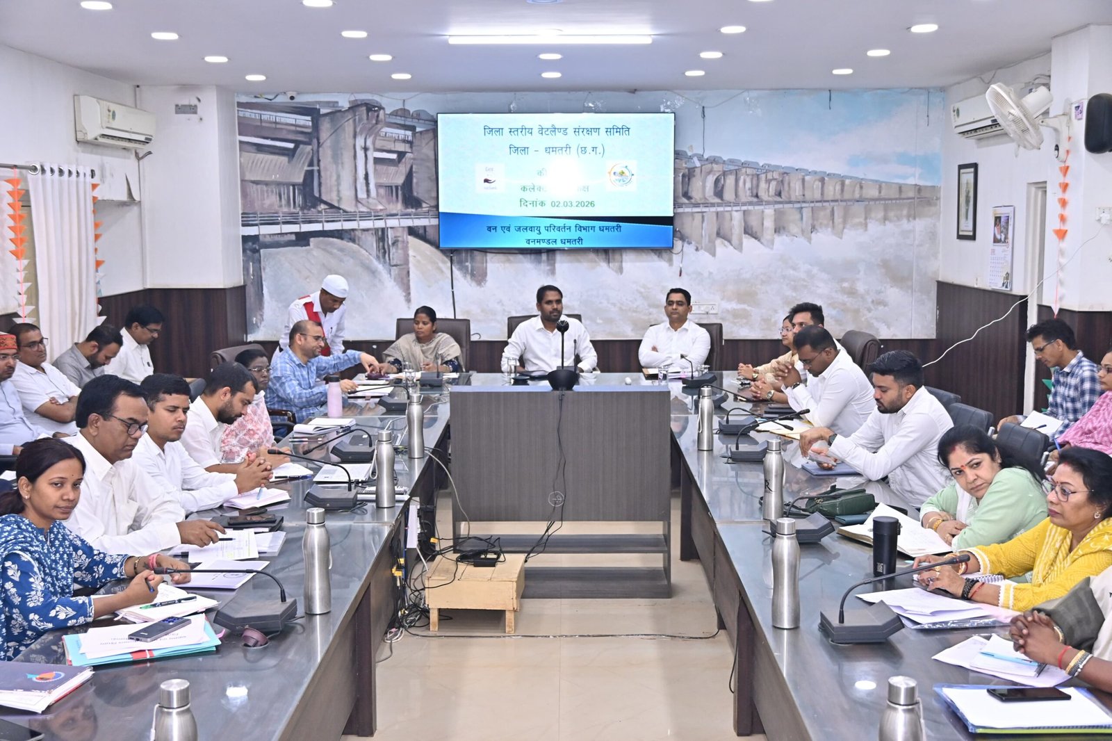 कलेक्टर अबिनाश मिश्रा की अध्यक्षता में जिला स्तरीय वेटलैंड संरक्षण समिति की बैठक सम्पन्न