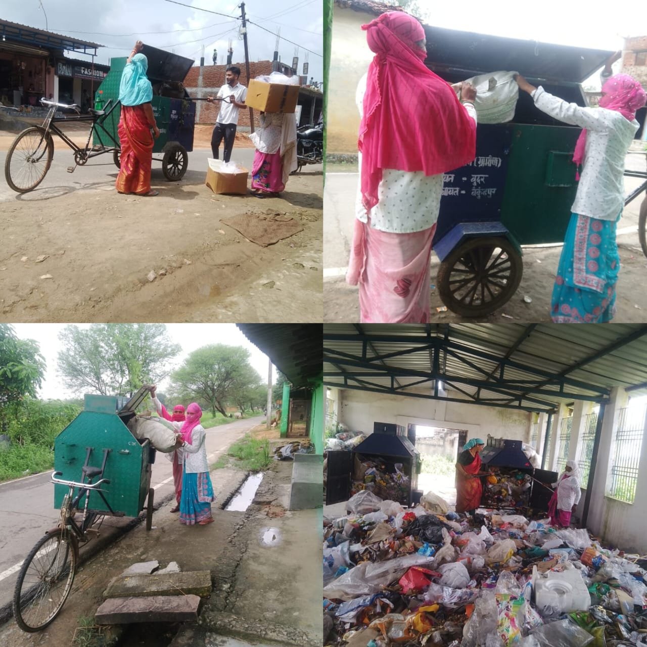 समूह की चार स्वच्छता सखियों ने बदल दी ग्राम पंचायत की तस्वीर