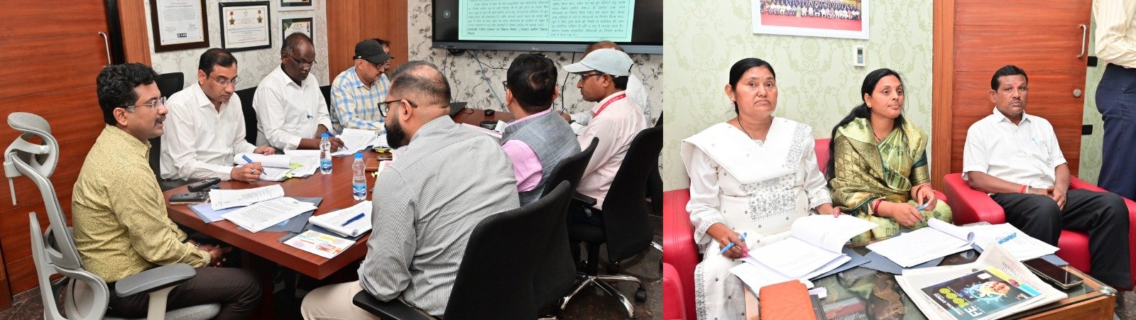 प्रमुख सचिव सोनमणि बोरा की अध्यक्षता में मैनुअल स्केवेंजर्स हेतु राज्य स्तरीय सर्वेक्षण समिति की बैठक संपन्न