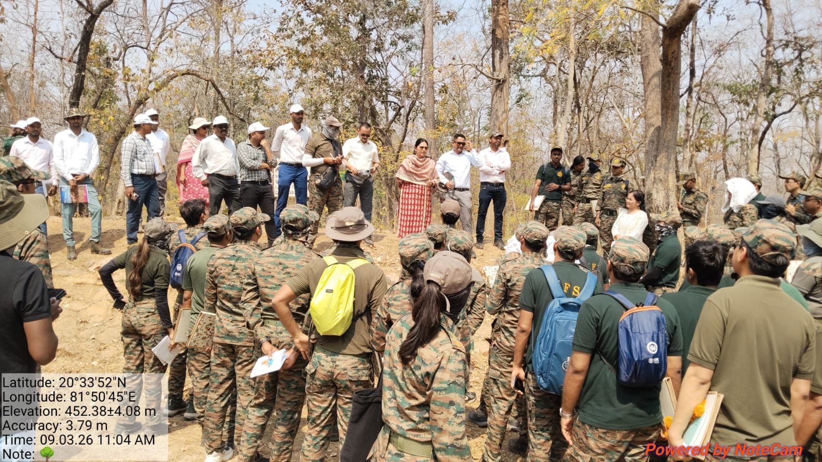 प्रशिक्षु आईएफएस अधिकारियों ने छत्तीसगढ़ में भू-जल संरक्षण कार्यों का किया अध्ययन