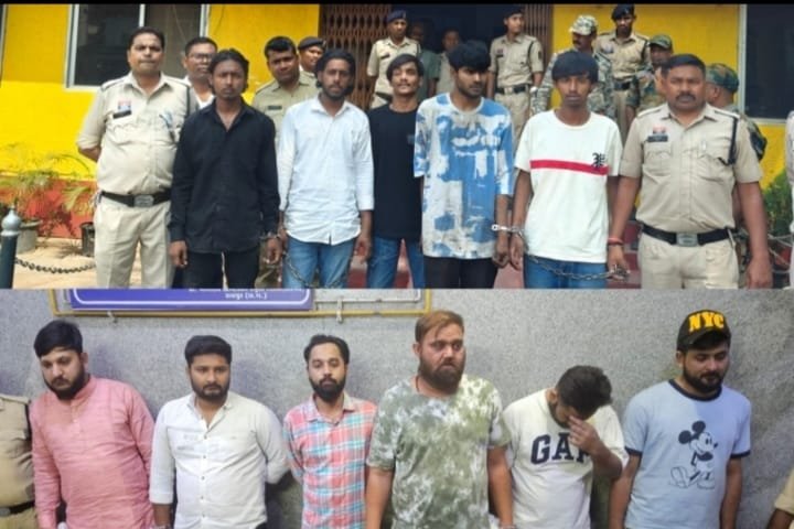 मरही माता मंदिर में पत्थराव  एवं हथियार लहराने वाले कुल 12 आरोपी गिरफ्तार.